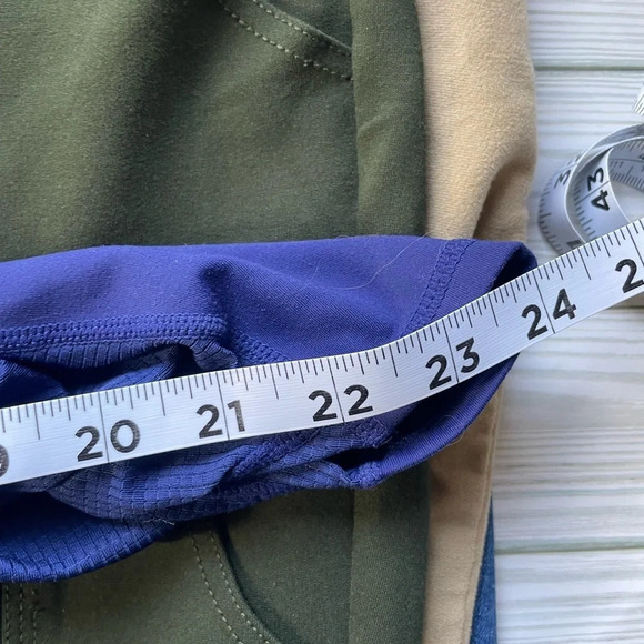 Fabletics PureLuxe Mid-Rise Ruched 7/8 Legging indigo purple size S/M - Picture 7 of 14